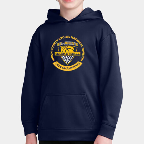 Youth Sport Wick ® Fleece Hooded Pullover Thumbnail