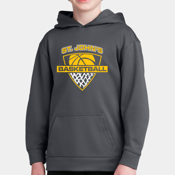 OG Logo - Youth Sport Wick ® Fleece Hooded Pullover Thumbnail